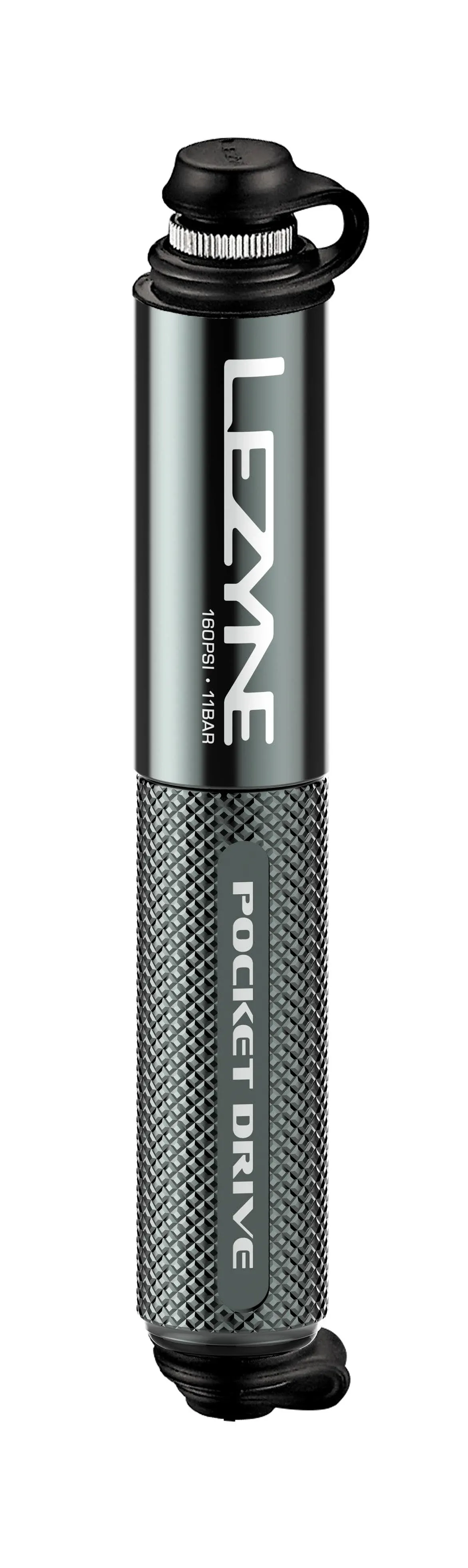 Lezyne POCKET DRIVE High Pressure Bicycle Hand Pump Pocket Size : LITE GREY