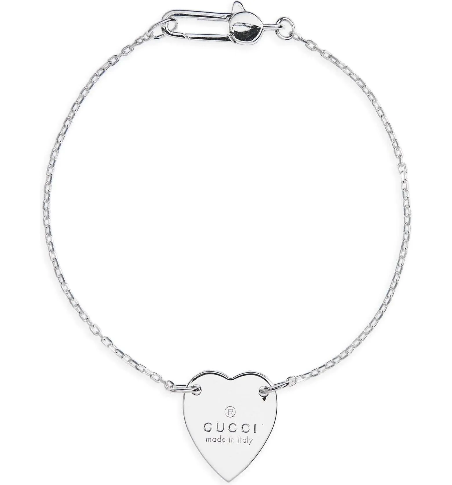 Gucci Charm Bracelet With Heart Pendant