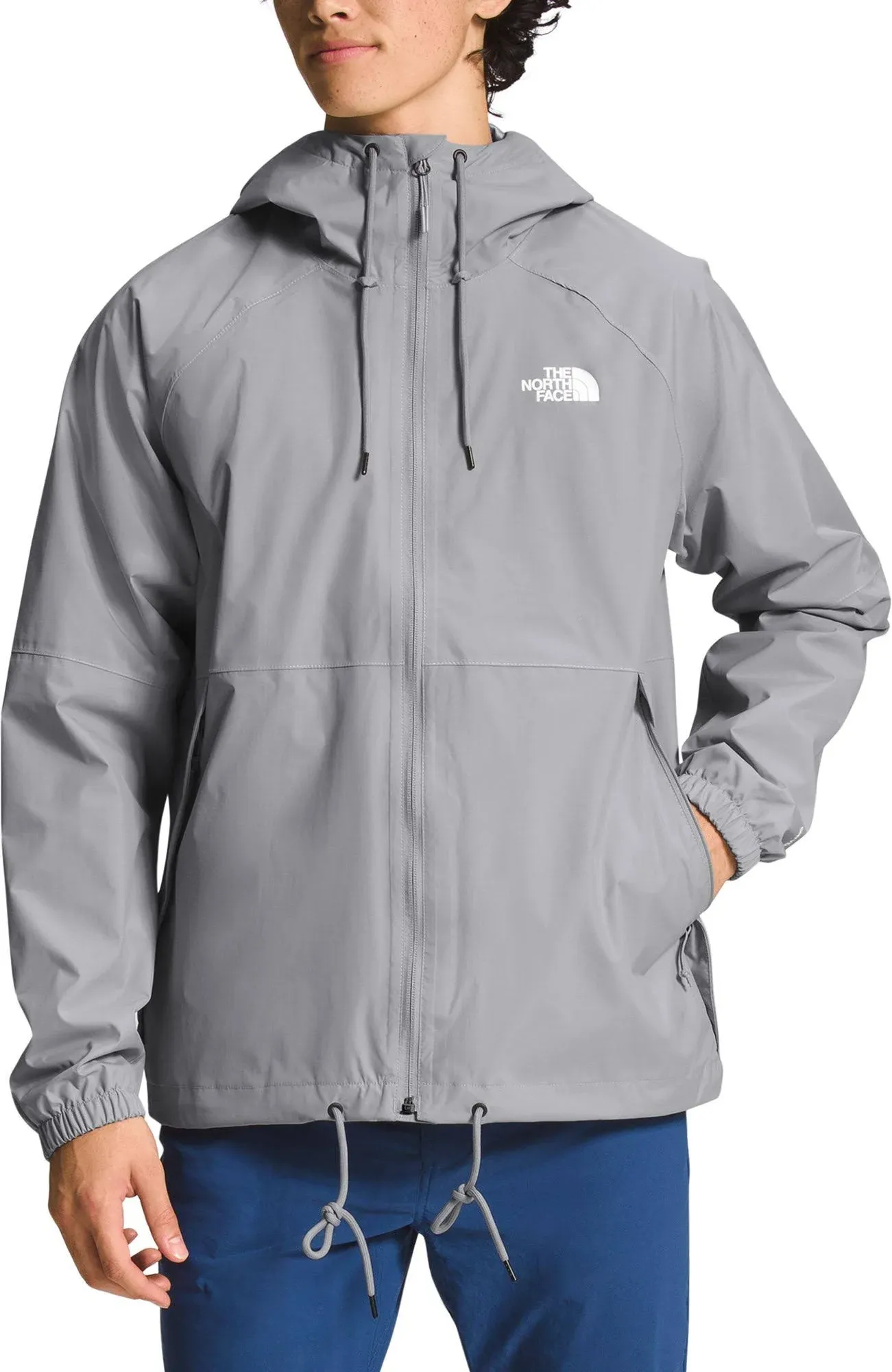 The North Face Antora Rain Hoodie - Men's Meld Grey XXL