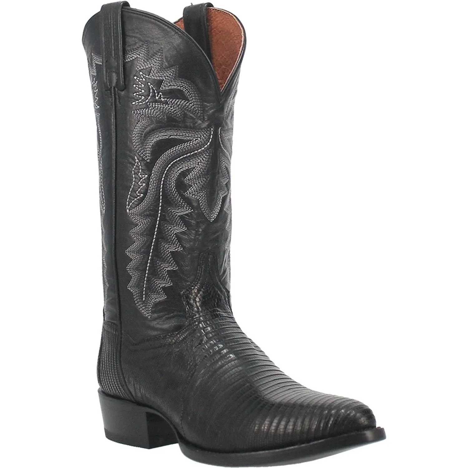 Dan Post Men's Winston Lizard Western Boots - Black