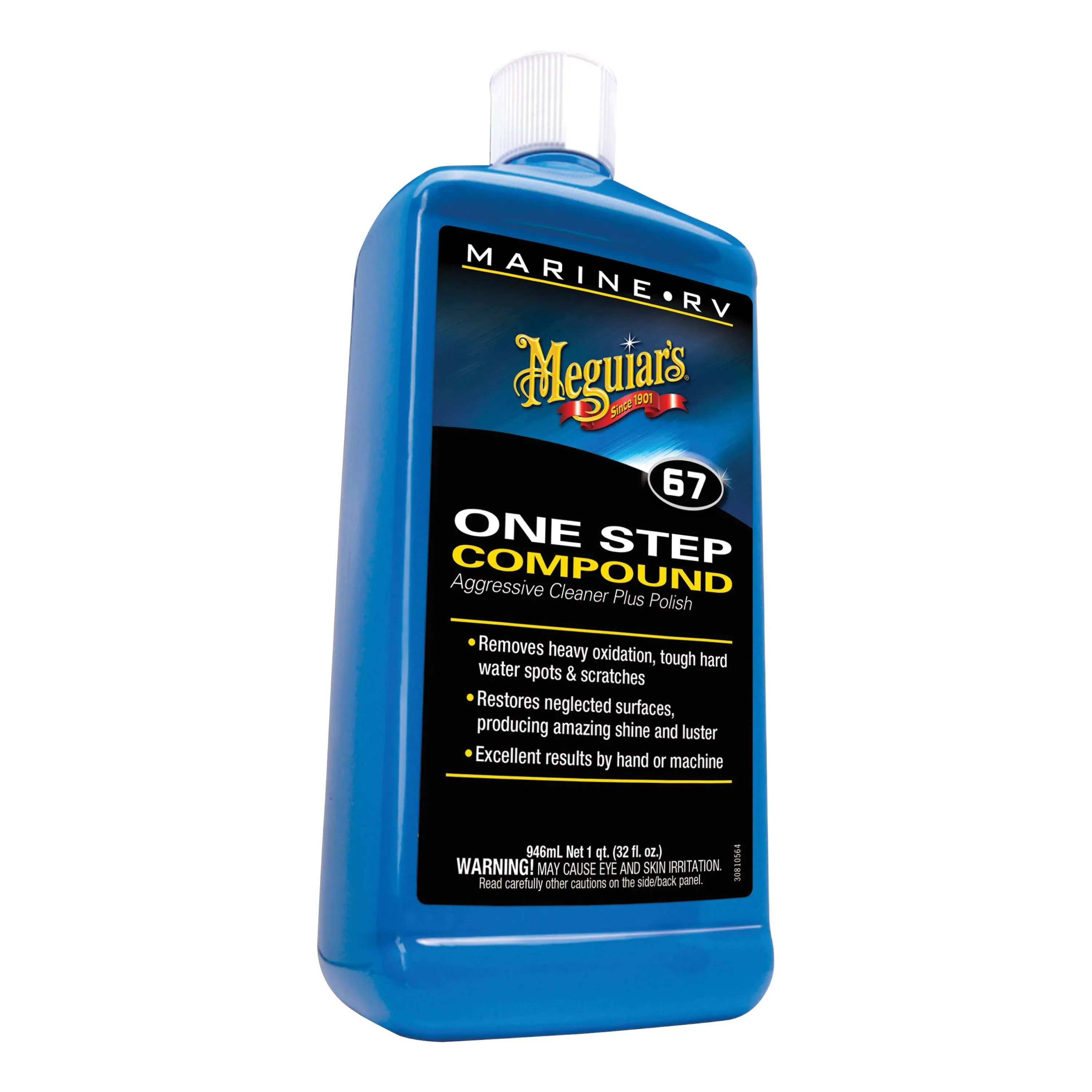 6x Meguiars Polishing Compound M6732 One Step; Liquid; 32 Ounce Bottle; Single