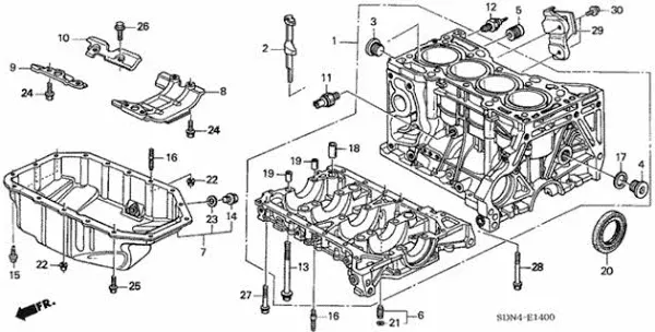 Honda Accord Sensor Knock / 2003-2007 / OEM 30530-PPL-A01