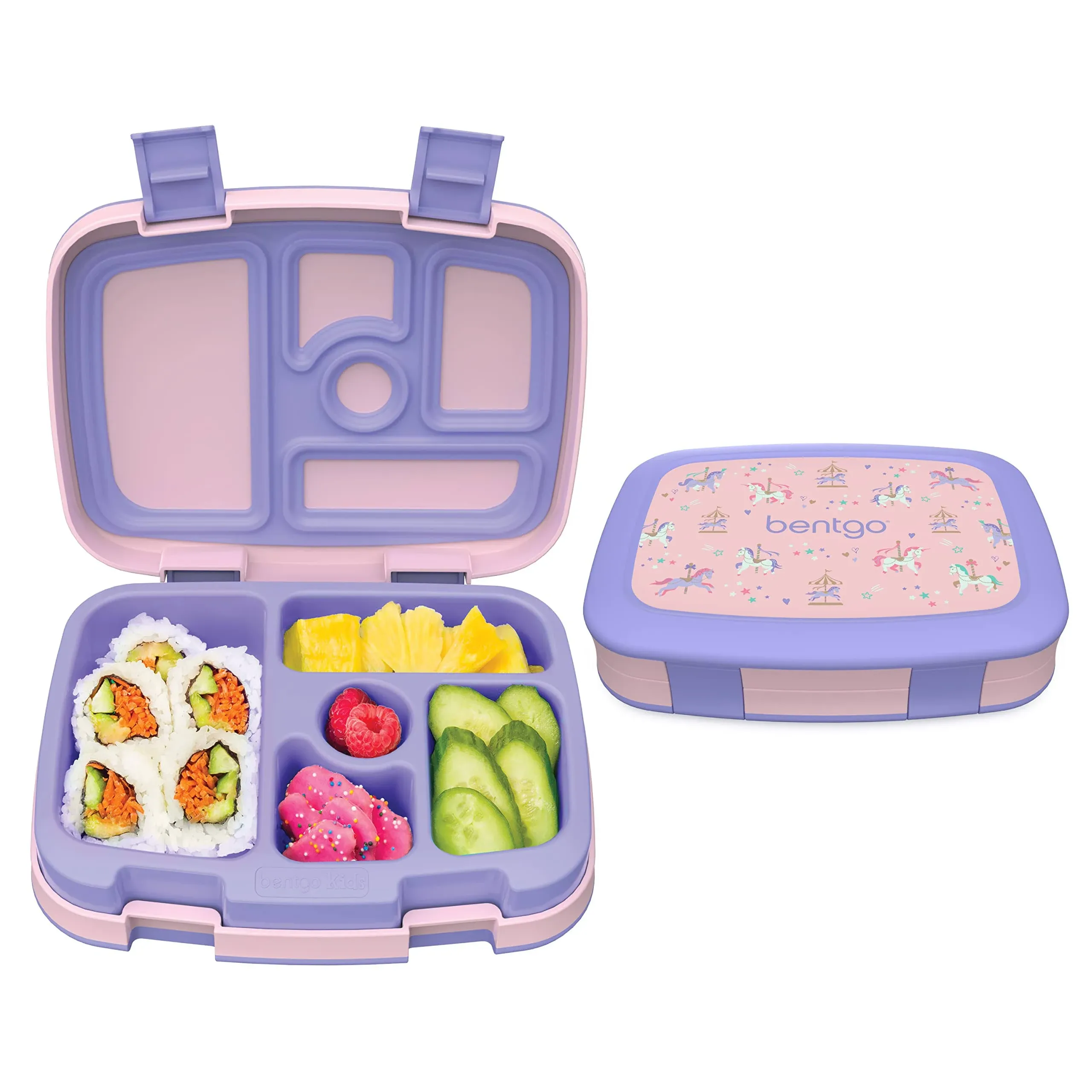 Bentgo Kids&#039; Bento Lunch Box for School Leak-Proof Drop-Proof 5 Compartments