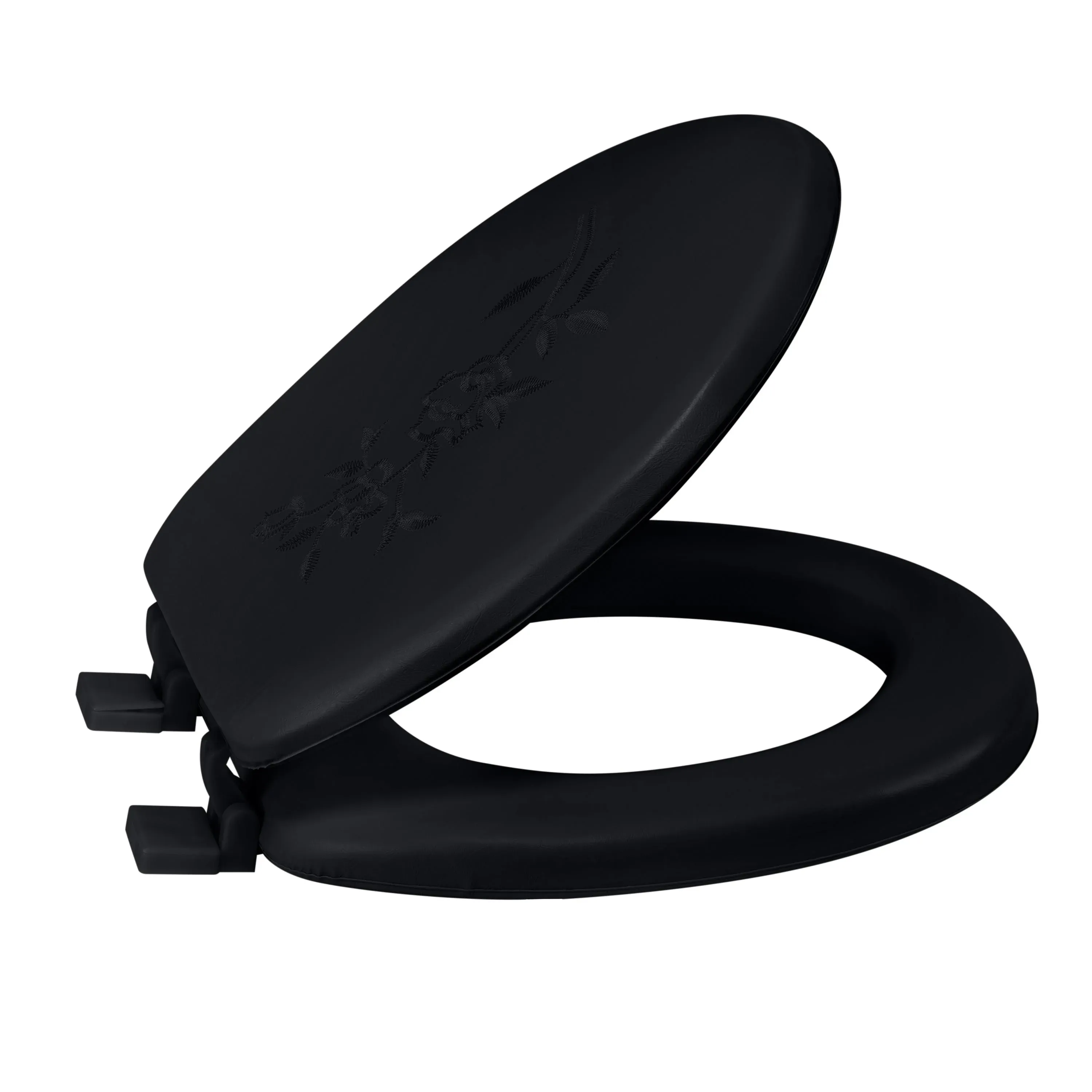 17" Soft Toilet Seat Black - Bath Bliss