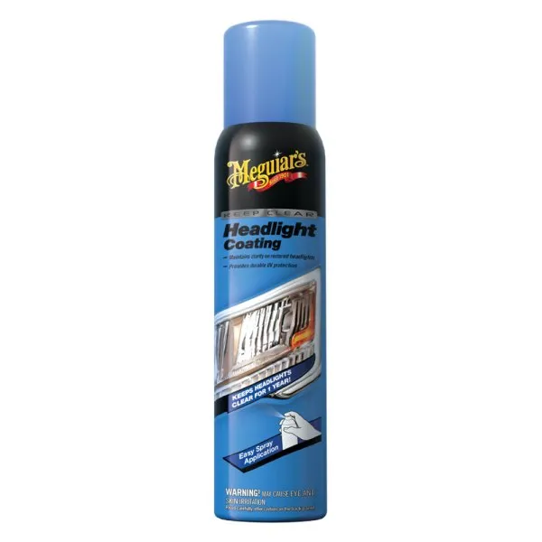 Meguiar's Keep Clear Headlight Coating - Durable, Long-Lasting Protection Prevents Oxidation and Prevents Yellowing for a Year - Easy Application - 4 Oz Aerosol