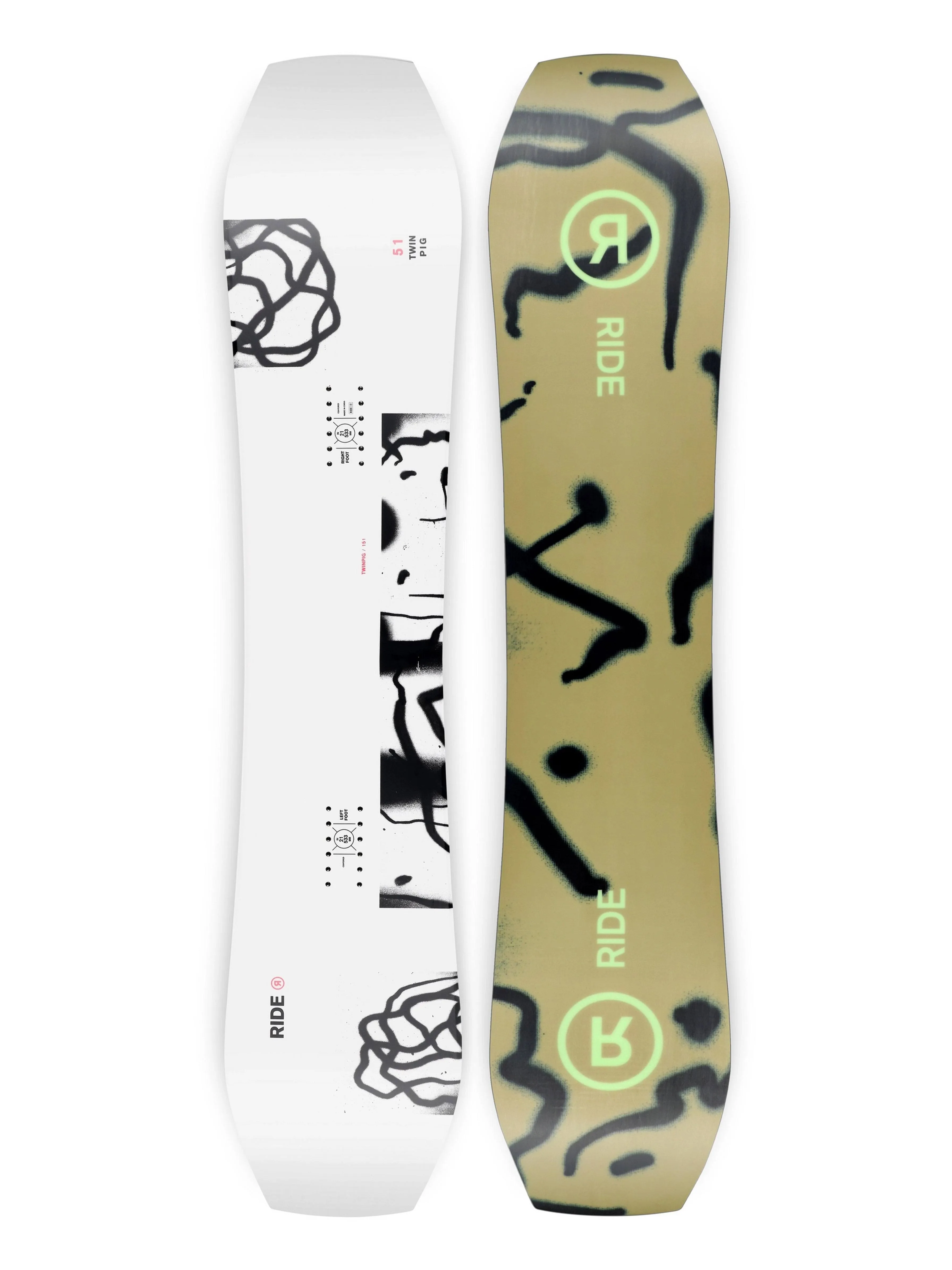 Ride Twinpig Snowboard - 2024 154