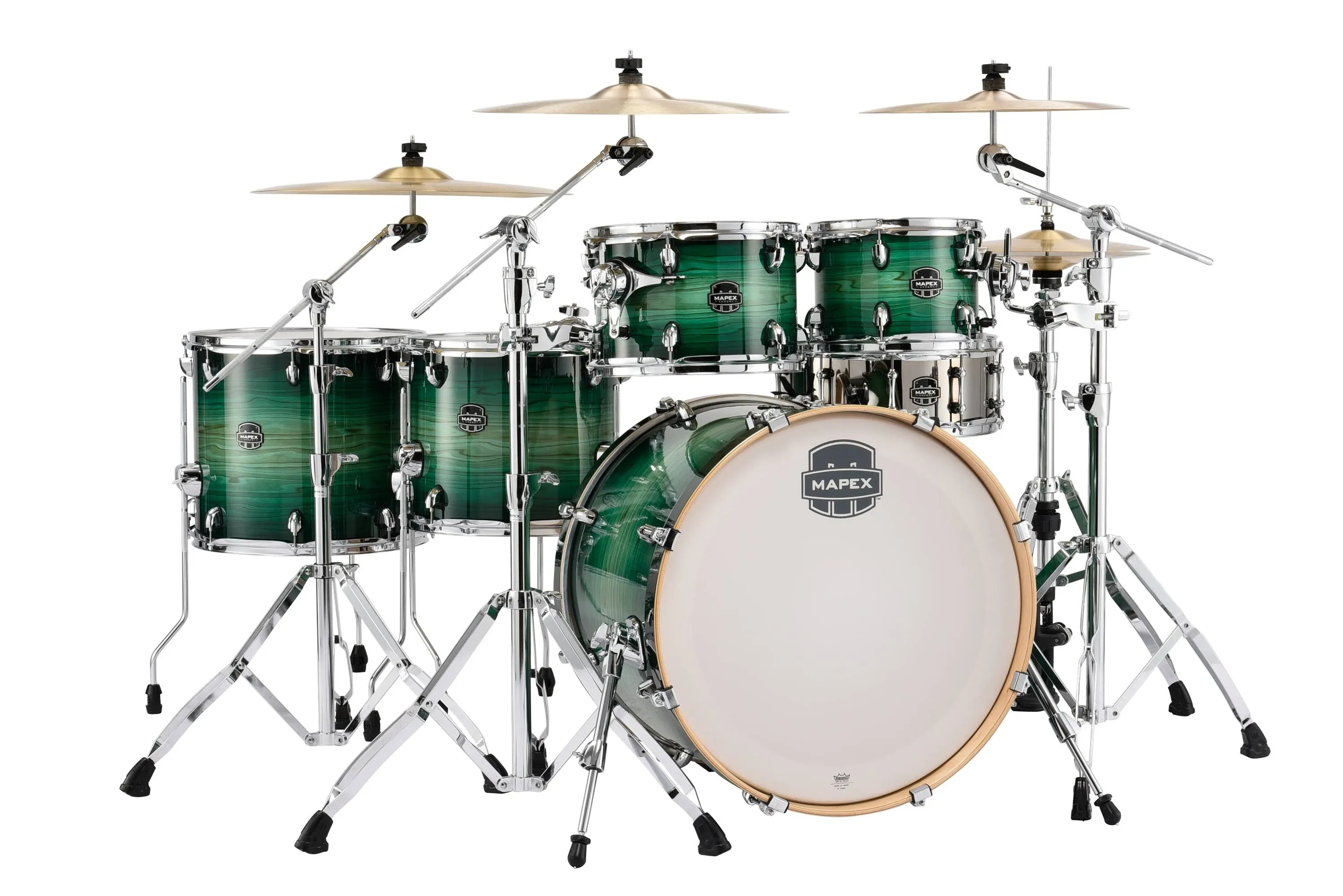 Mapex Armory 6pc Studioease Shell Pack Burst - Fast Toms Redwood