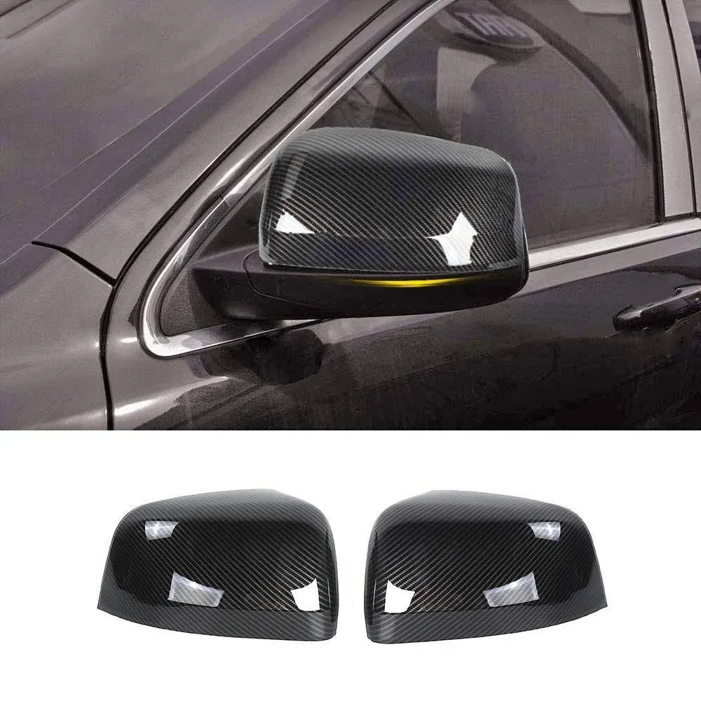 JeCar Side Mirrors Cover Carbon Fiber ABS Rearview Mirrors Trim for 2011-2019 ...