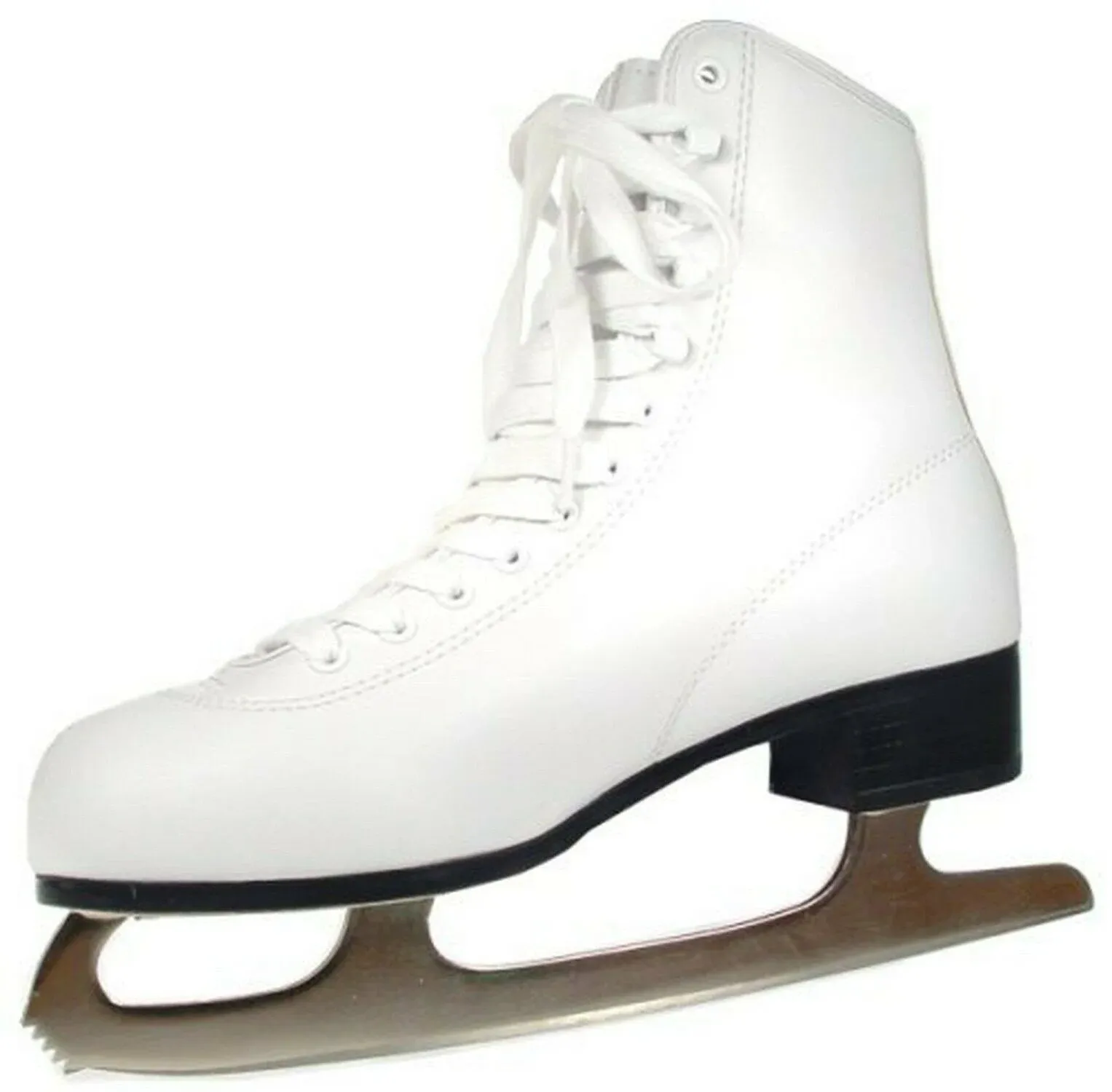 AMERICAN LADIES WHITE SIZE 5 Padded LINED FIGURE SKATES NO. 522 NEW OPEN BOX