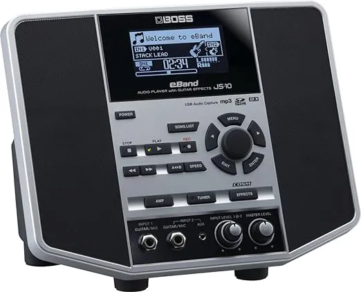 Boss eBand JS-10 Audio Player with Guitar Effects - Black/Silver