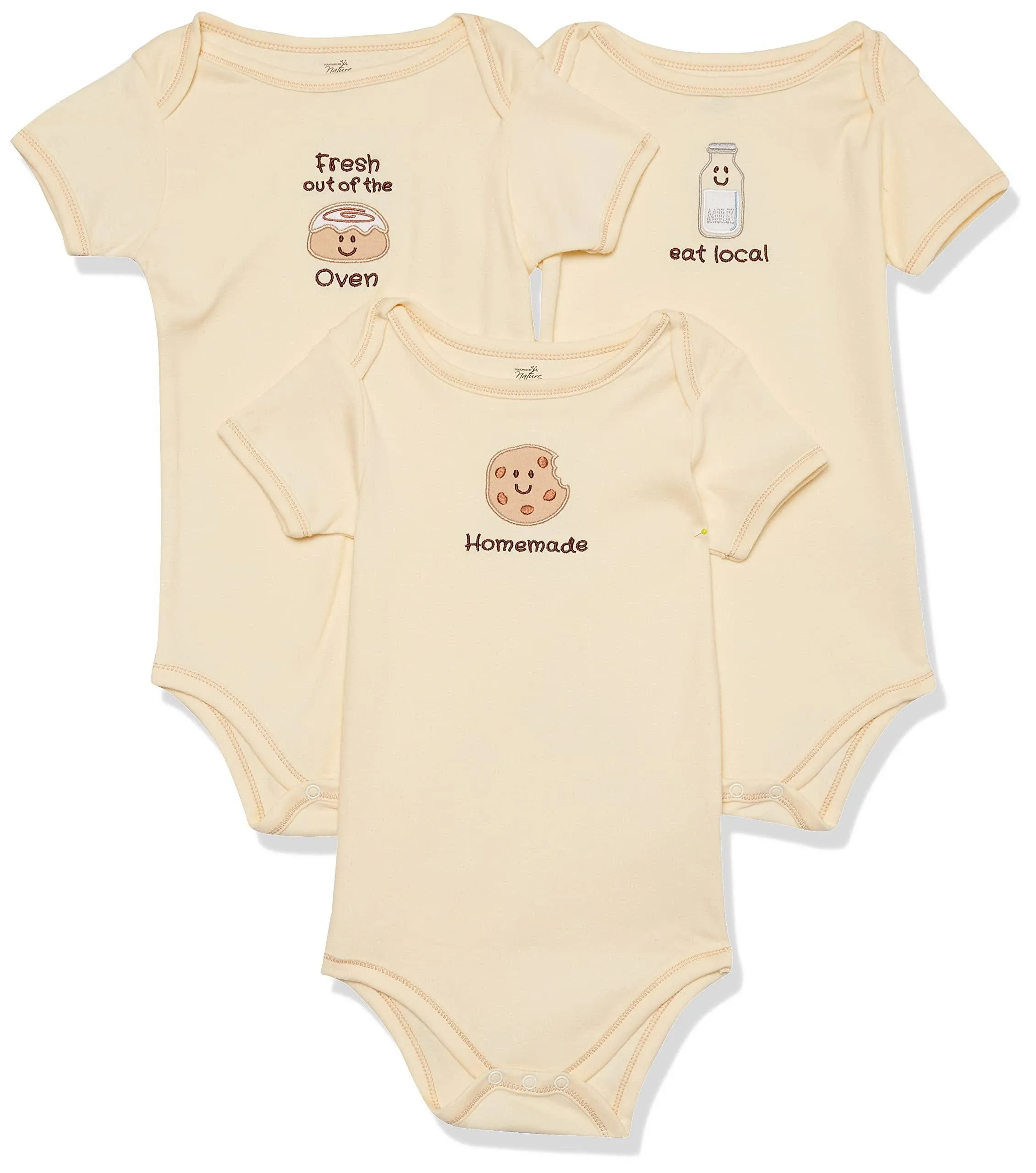 Touched by Nature Baby Organic Cotton Bodysuits