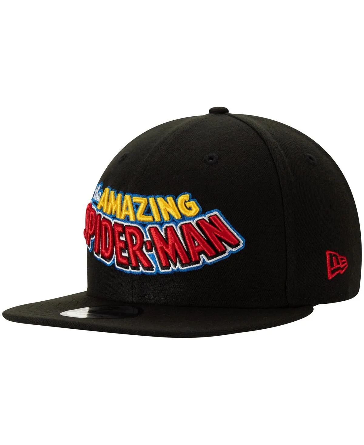 New Era Spider-Man Parker & Miles Scattered 9Fifty Adjustable Hat Black