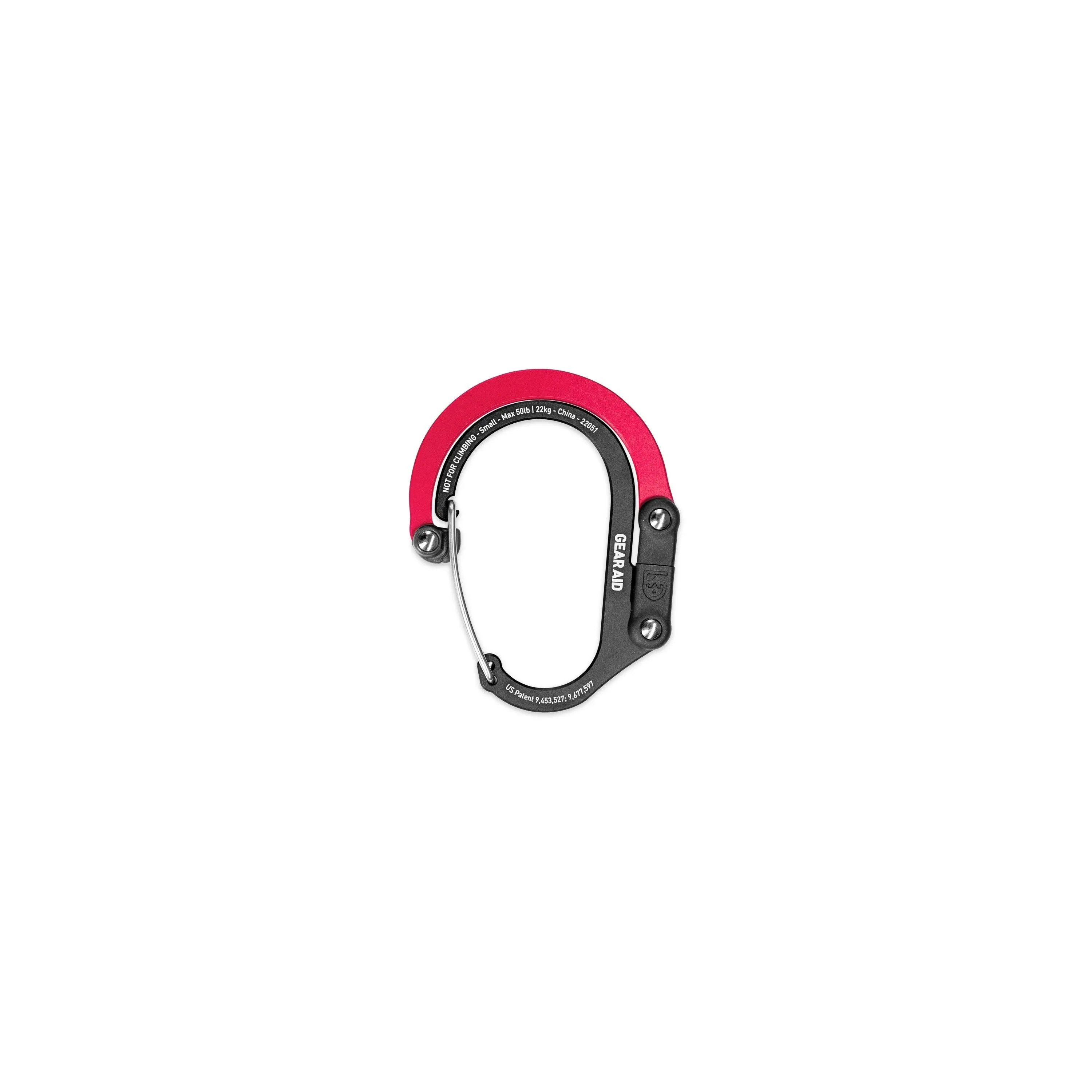 Gear Aid Heroclip Mini Hybrid Camping Gear Clip - Black/Red