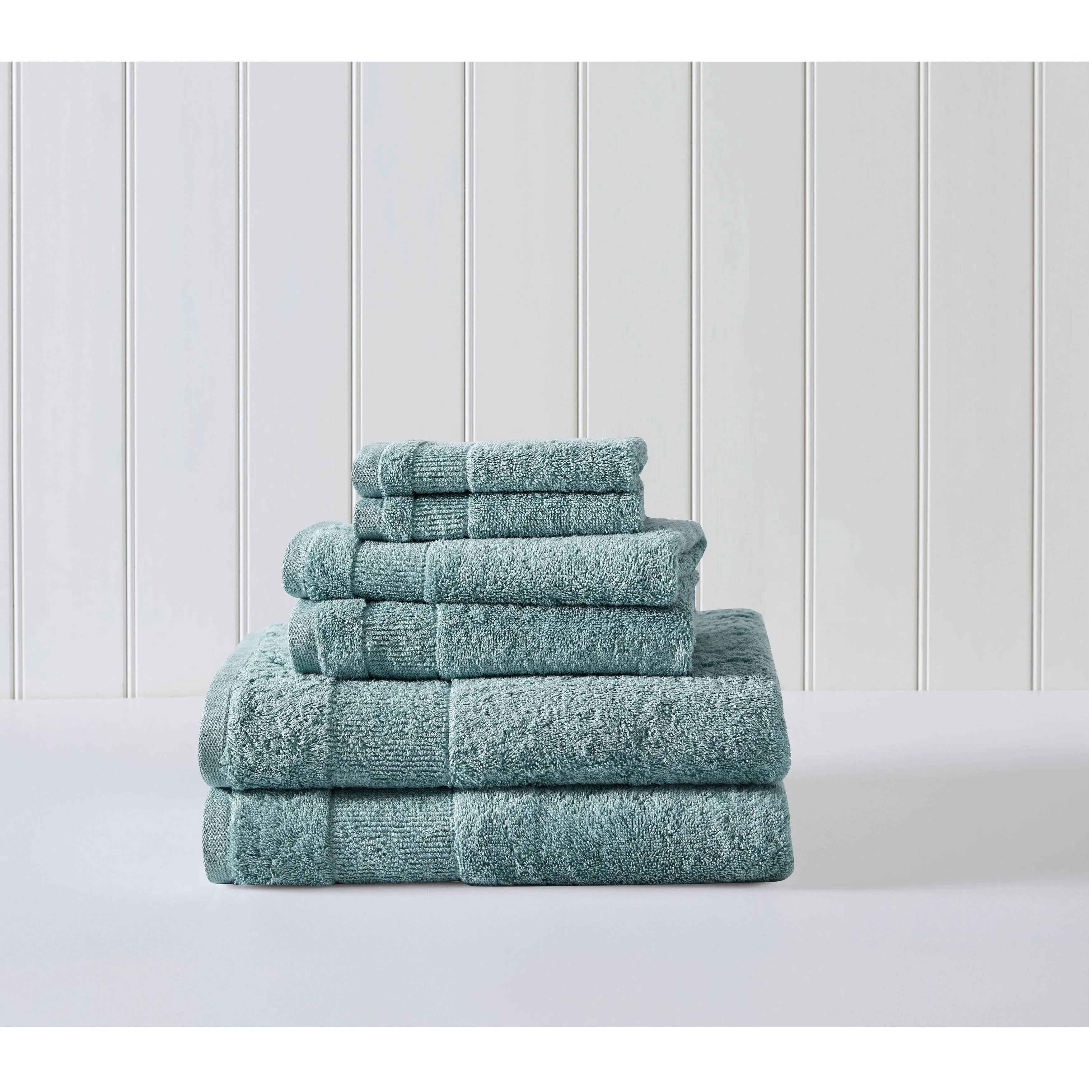 Tommy Bahama Island Retreat 6-Piece Blue Cotton Towel Set