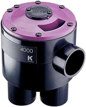 K Rain 4000 Series Valve for Reclaimed Water (RCW) | 4 Outlet | 3 Zone