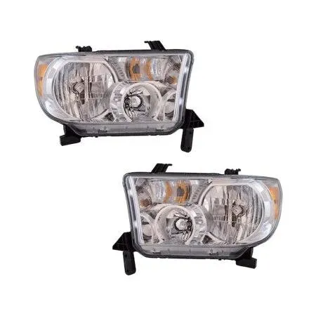 Headlight Assembly Set of 2 for Toyota Tundra (2010-2013) with Automatic Leveling Headlights