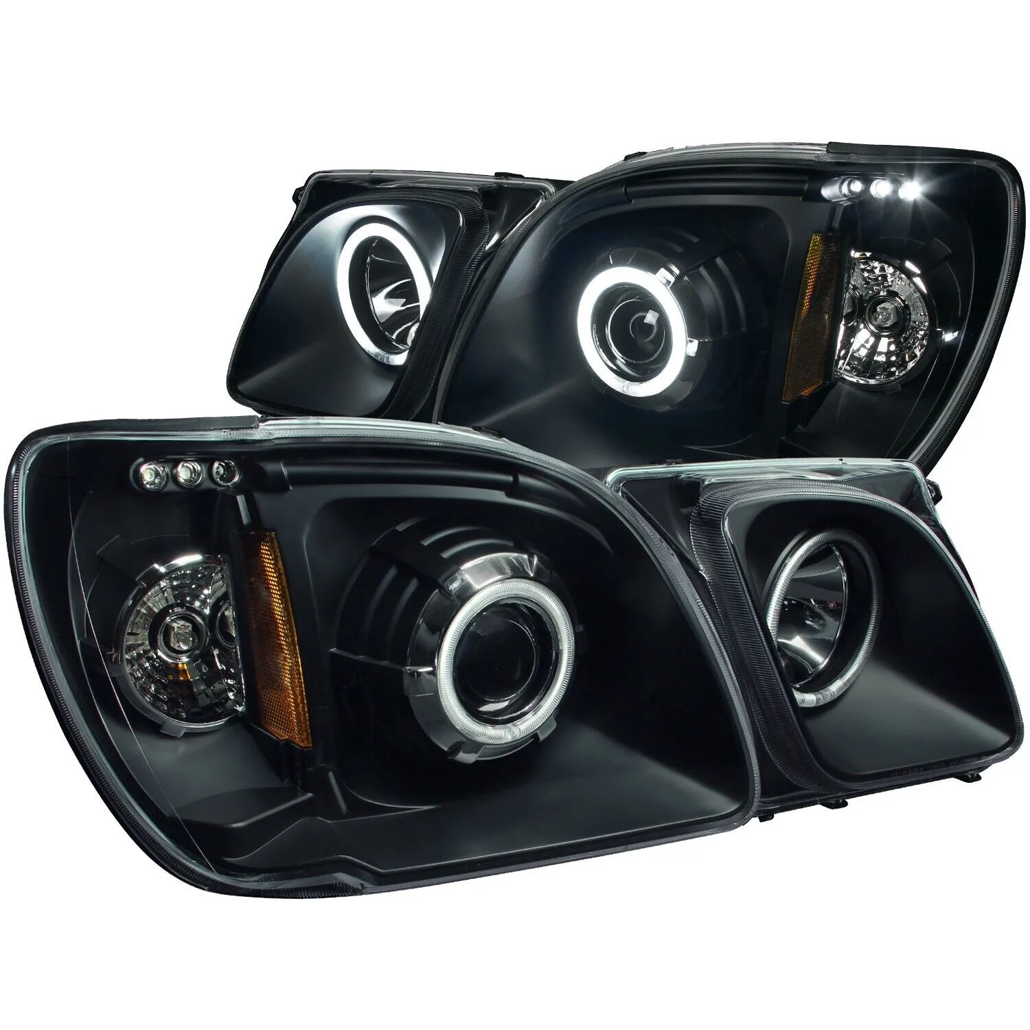 Anzo USA 111170 Projector Headlight Set w/Halo Fits 98-07 LX470