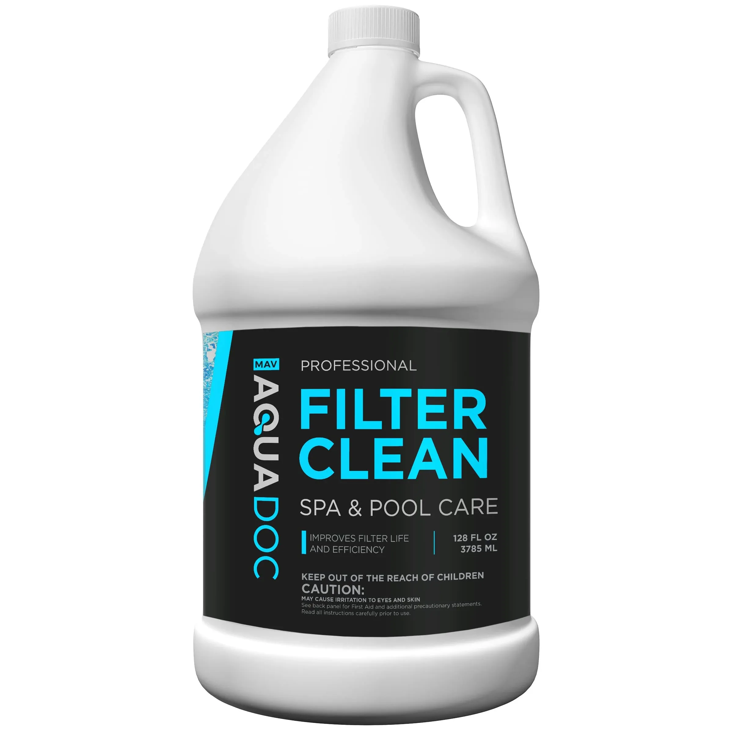 Mav AquaDoc Hot Tub Filter Cleaner Soak, Pool Filter Cleaner & Pool Cartridge Cleaner - Spa Filter Cleaner Soak & Spa Filter Cleaning Soluti, Pool