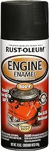 Rust-Oleum 248936 Automotive 12-Ounce 500 Degree Engine Enamel Spray Paint, Semi Gloss Black