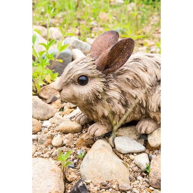 Large Driftwood Rabbit Statue