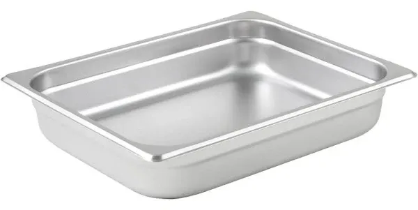 Winco SPJP-202 Half Size Anti-Jam Steam Pan 2-1/2in. Deep