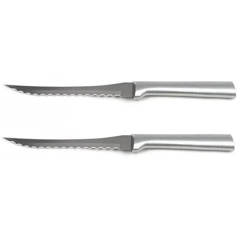 Rada Mfg Cutlery Tomato Slicer, Aluminum Handle, 2 Pack