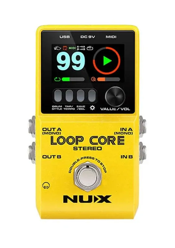 NUX Loop Core Stereo Looper Pedal