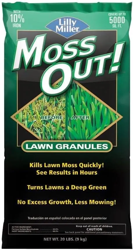 Lilly Miller Moss Out Granules, 20 lbs