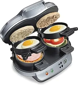 Hamilton Beach Double Breakfast Sandwich Maker- 25490