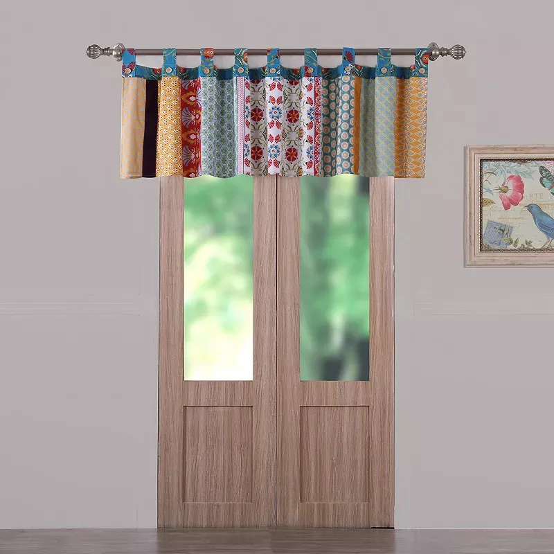 Barefoot Bungalow Thalia Window Valance, Multi Color