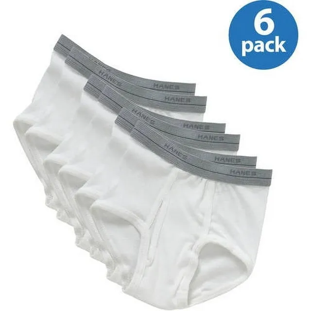 Hanes Boys' White Briefs