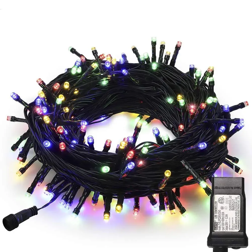 33FT 100 LEDs String Lights Green Wire Waterproof Fairy Lights 8 Modes 30V