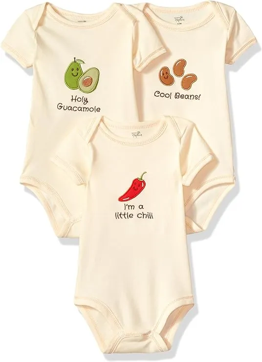 Touched by Nature Unisex Baby Organic Cotton Bodysuits