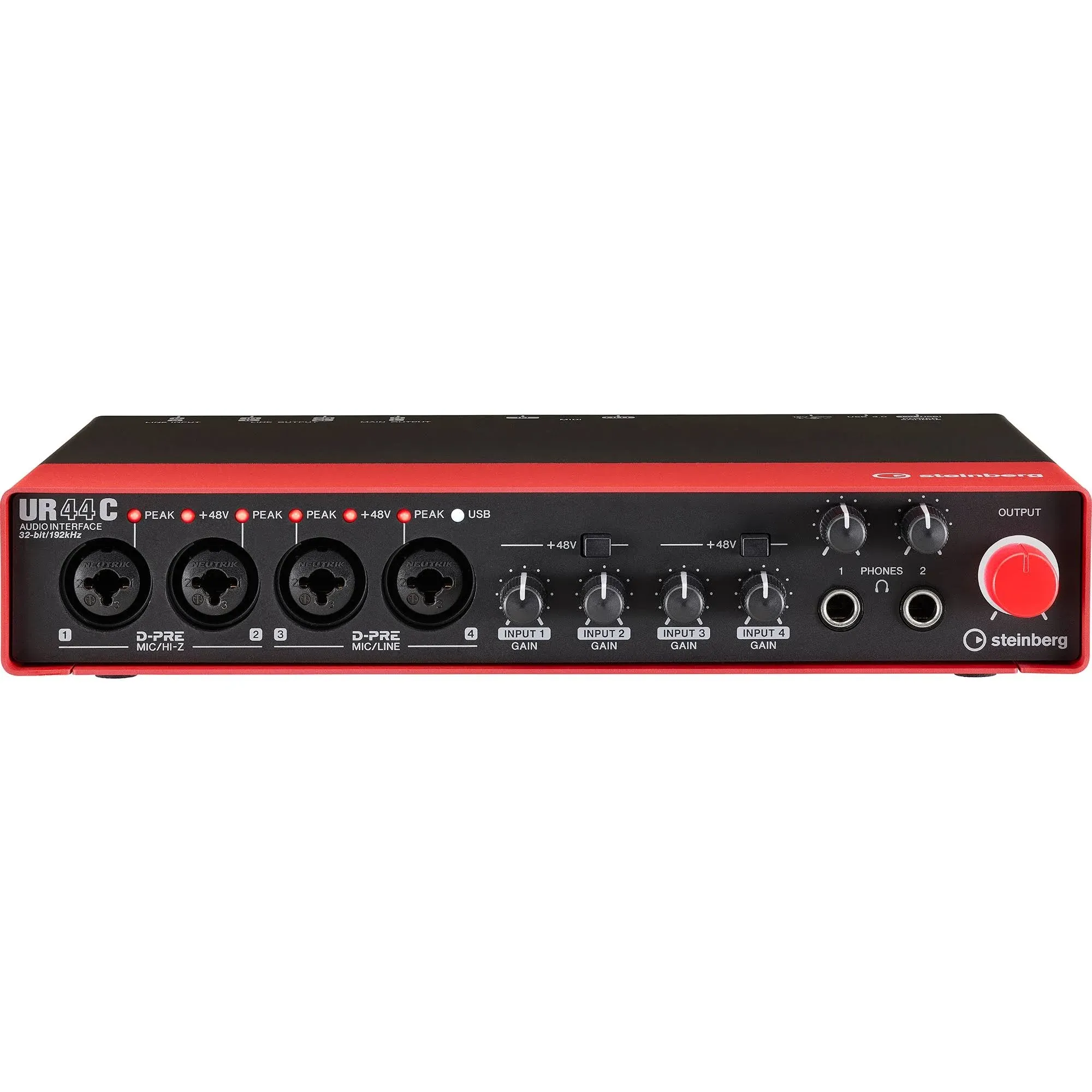 Steinberg UR44C RD 6IN/4OUT USB 3.0 Type C Audio Interface - Red