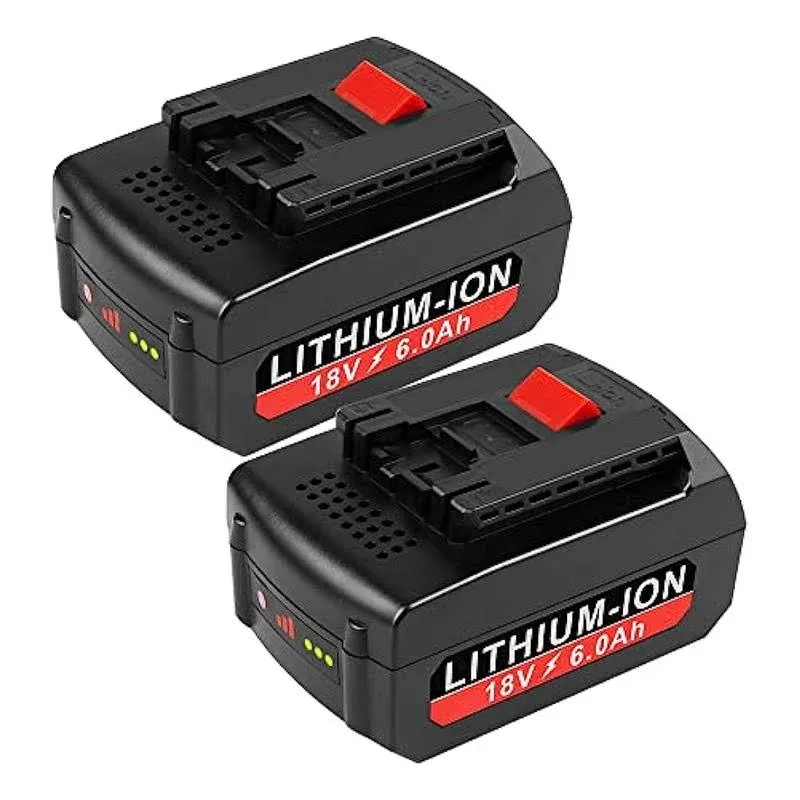 [2Pack] 18V 6.0 Ah! HIGH-Output Battery for Bosch 18V Battery Lithium BAT609