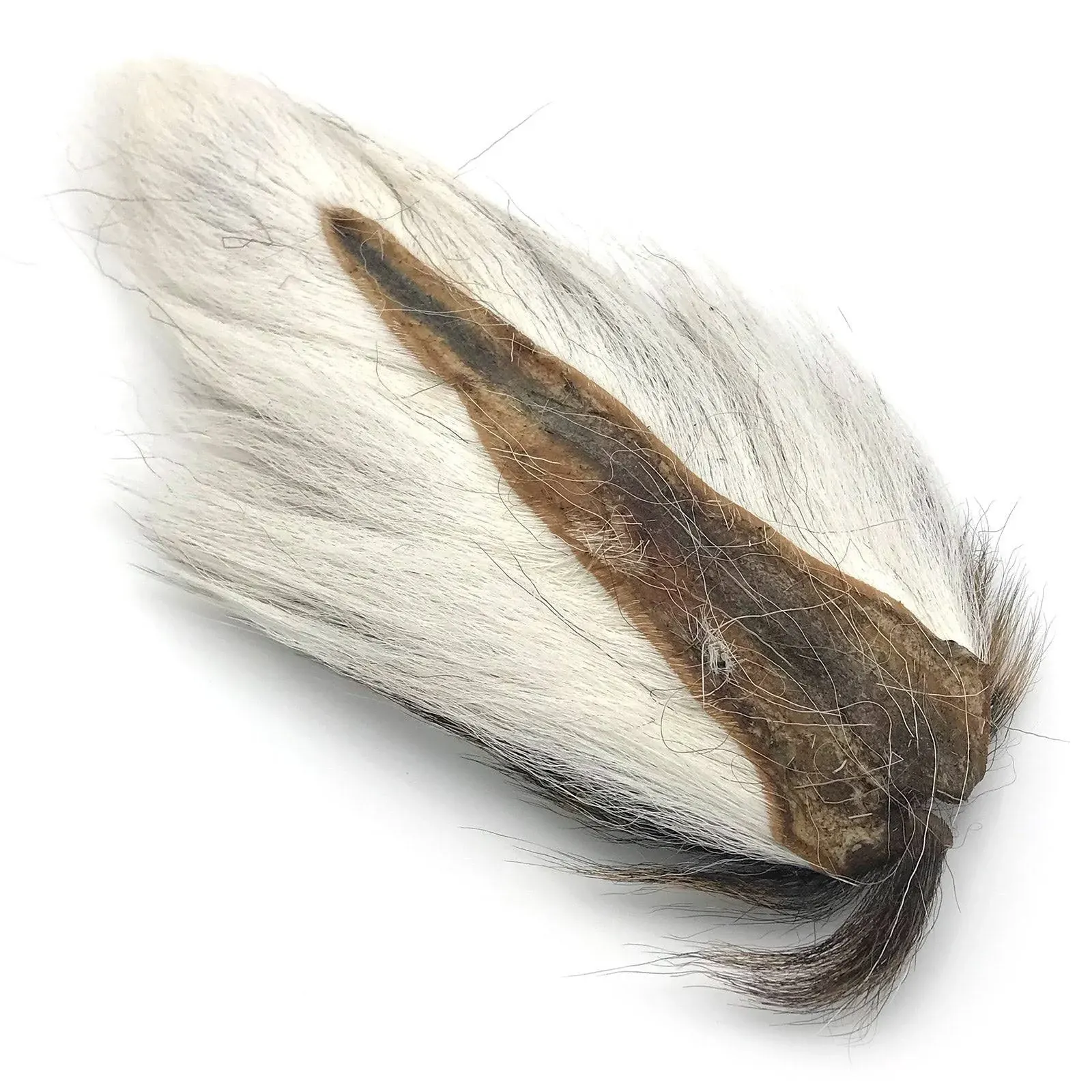 Hareline Large Northern Bucktail - White