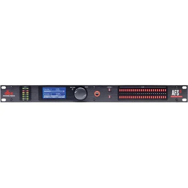 dbx AFS2 Rackmount Advanced Feedback Suppression Processor with Full LCD Display