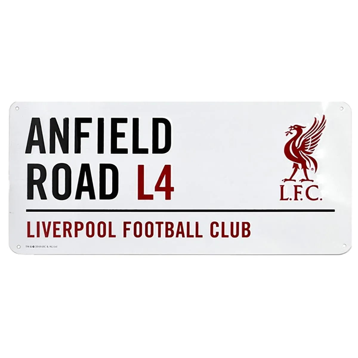 Liverpool FC Metal Street Sign