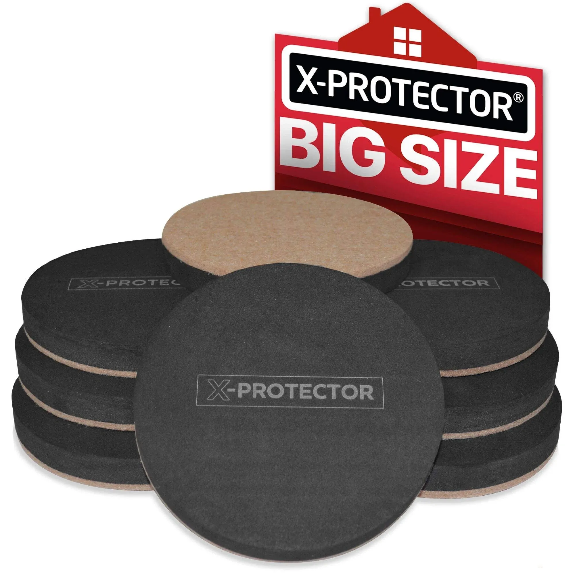 Felt Furniture Sliders - 8 Furniture Movers | X-Protector