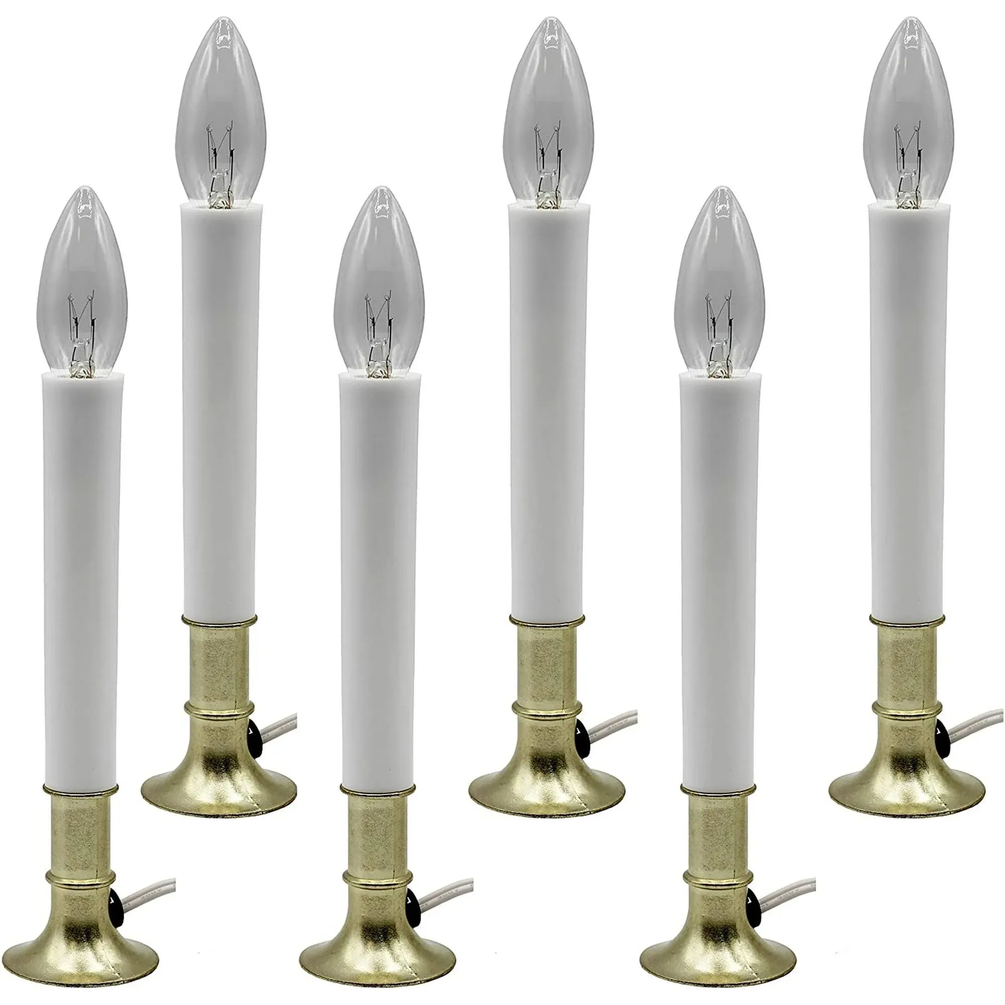 Creative Hobbies Electric Window Candle Pack of 6