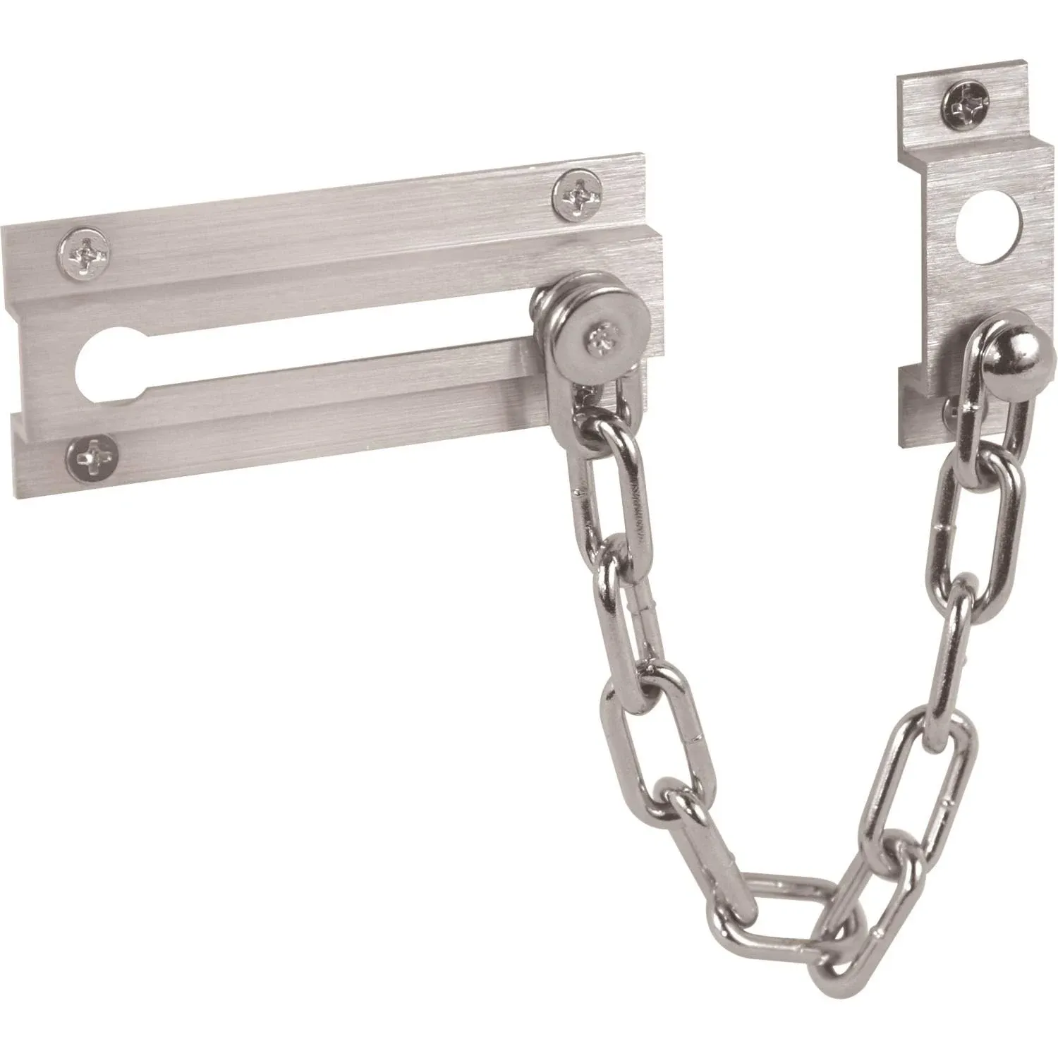 Prime-Line Chain Door Guard, U 10304, Satin Nickel