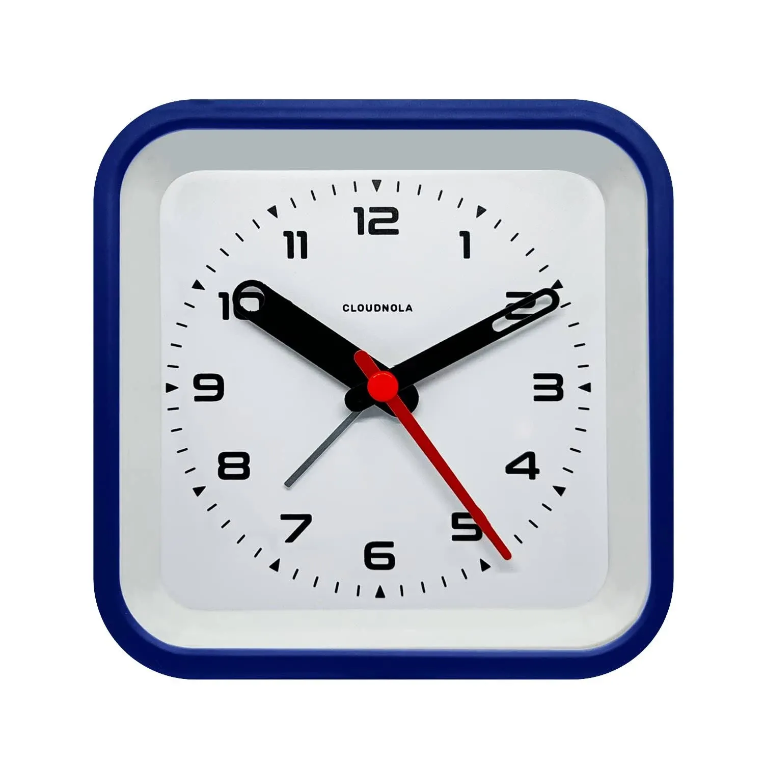 CLOUDNOLA Railway Alarm Clock in Red