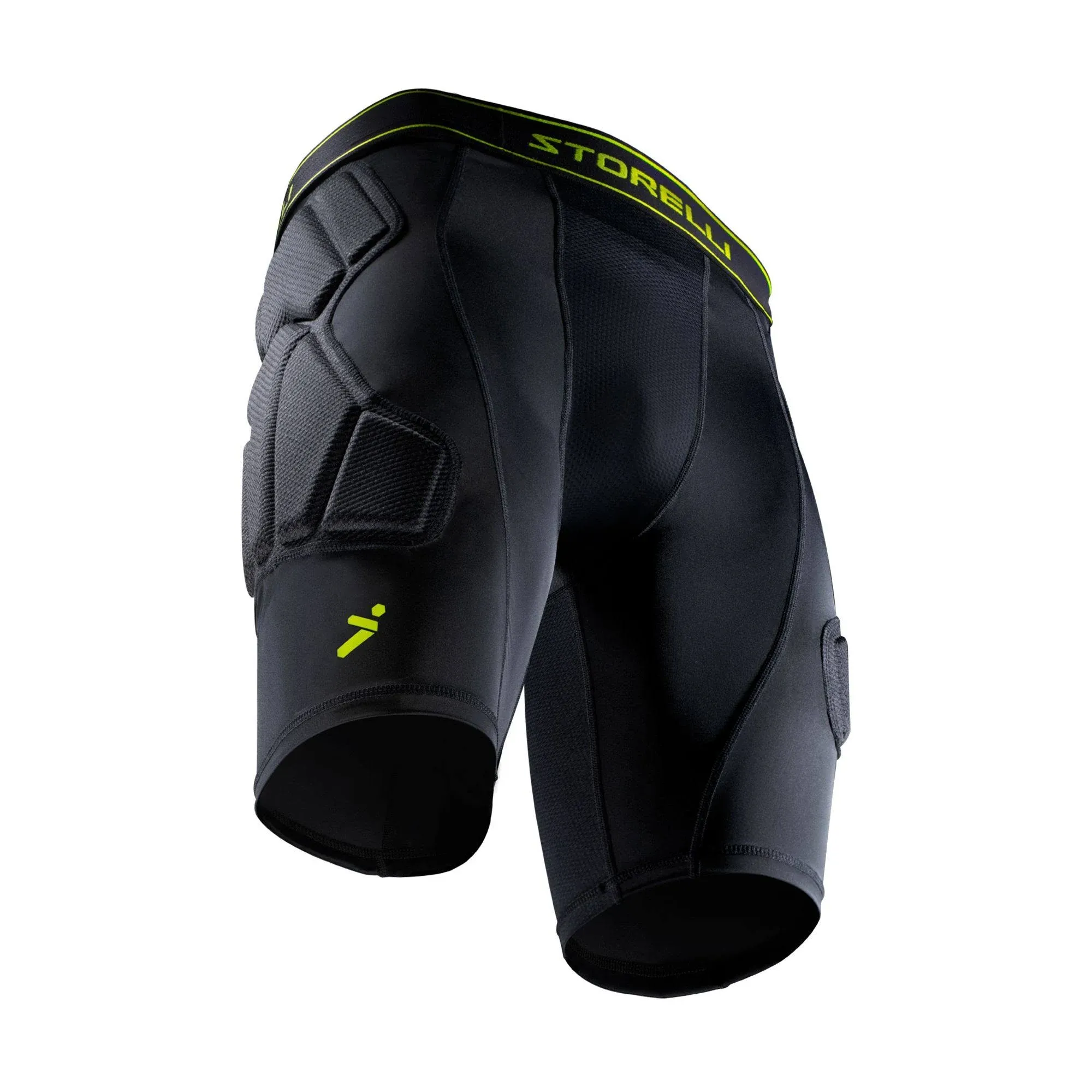 Storelli BodyShield Unisex Goalkeeper Sliders 2.0, High-Impact Protection, Sweat-Wicking, UV-Resistant Undershorts for Soccer