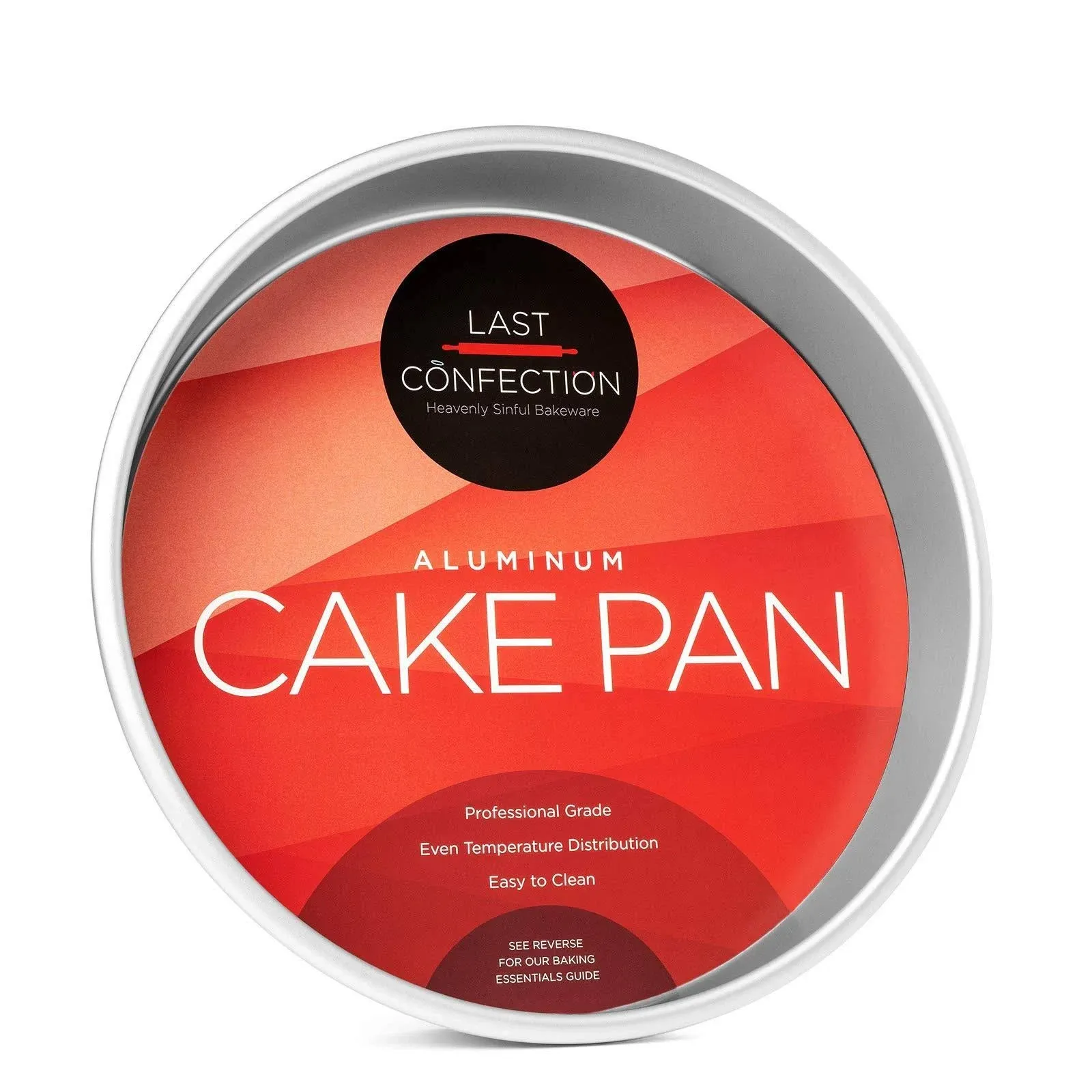 Last Confection Aluminum 10" x 2" Round Cake Pan - Professional Bakeware