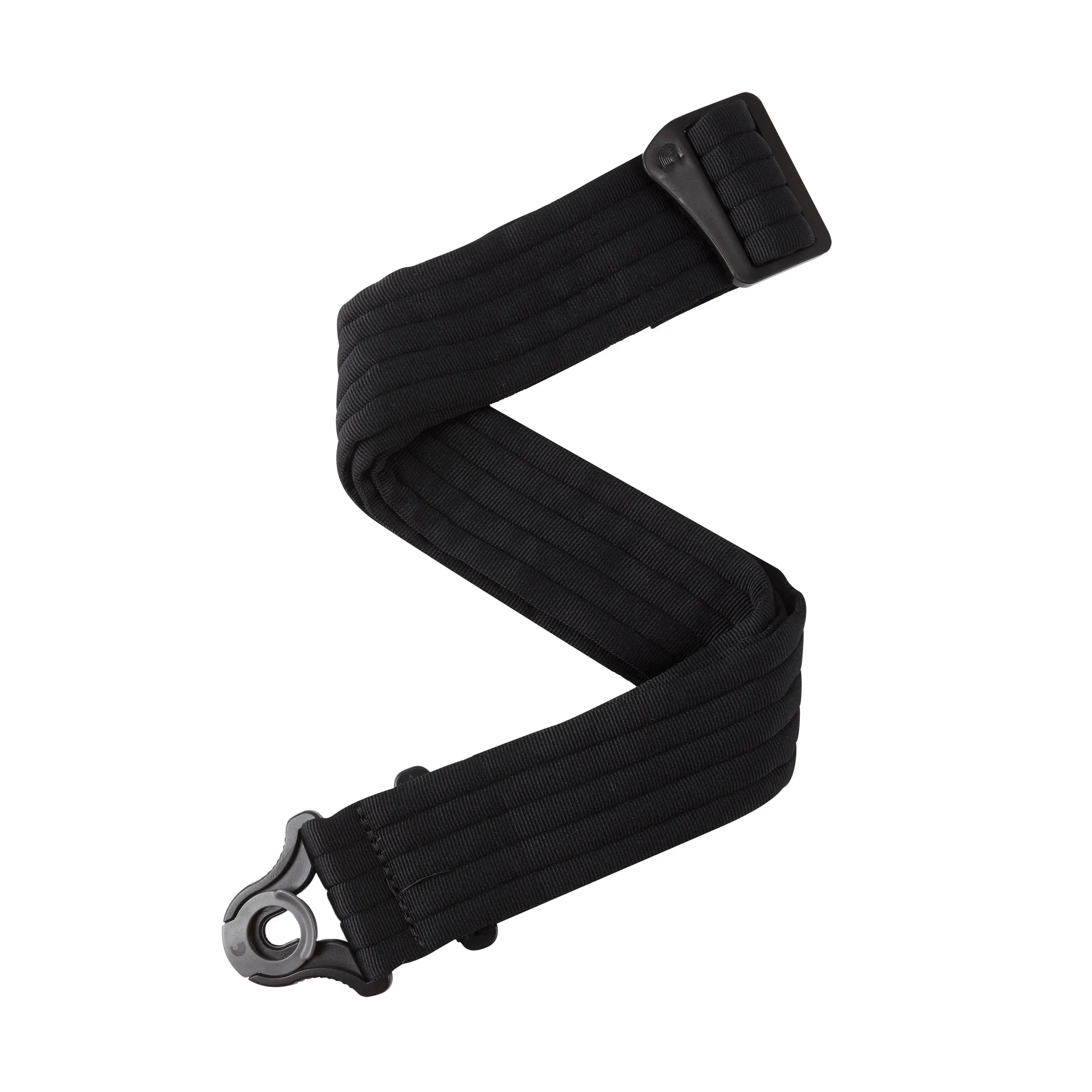 Planet Waves 50BAL01 Auto Lock Guitar Bass Strap, Black Padded Stripes