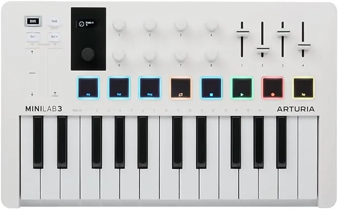 Arturia MiniLab 3 Analog Lab Lite UVI Grand and Ableton Lite