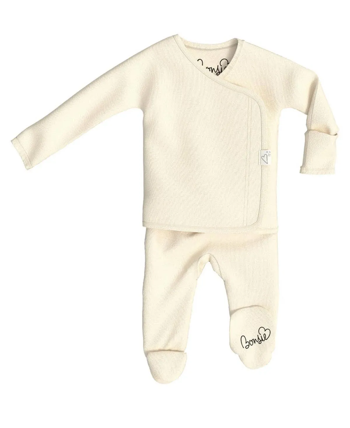 Bonsie Baby Skin to Skin Footie in Oat