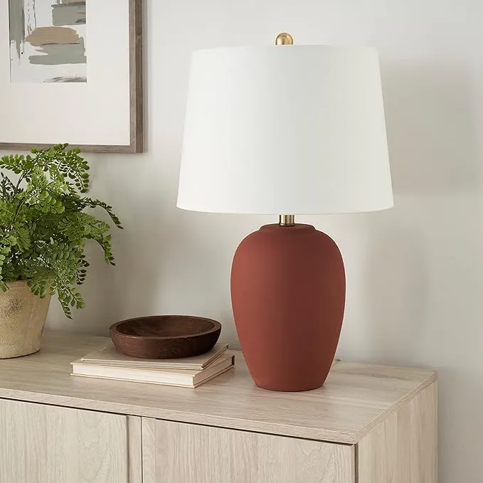 Nourison Light Blue Ceramic Table Lamp