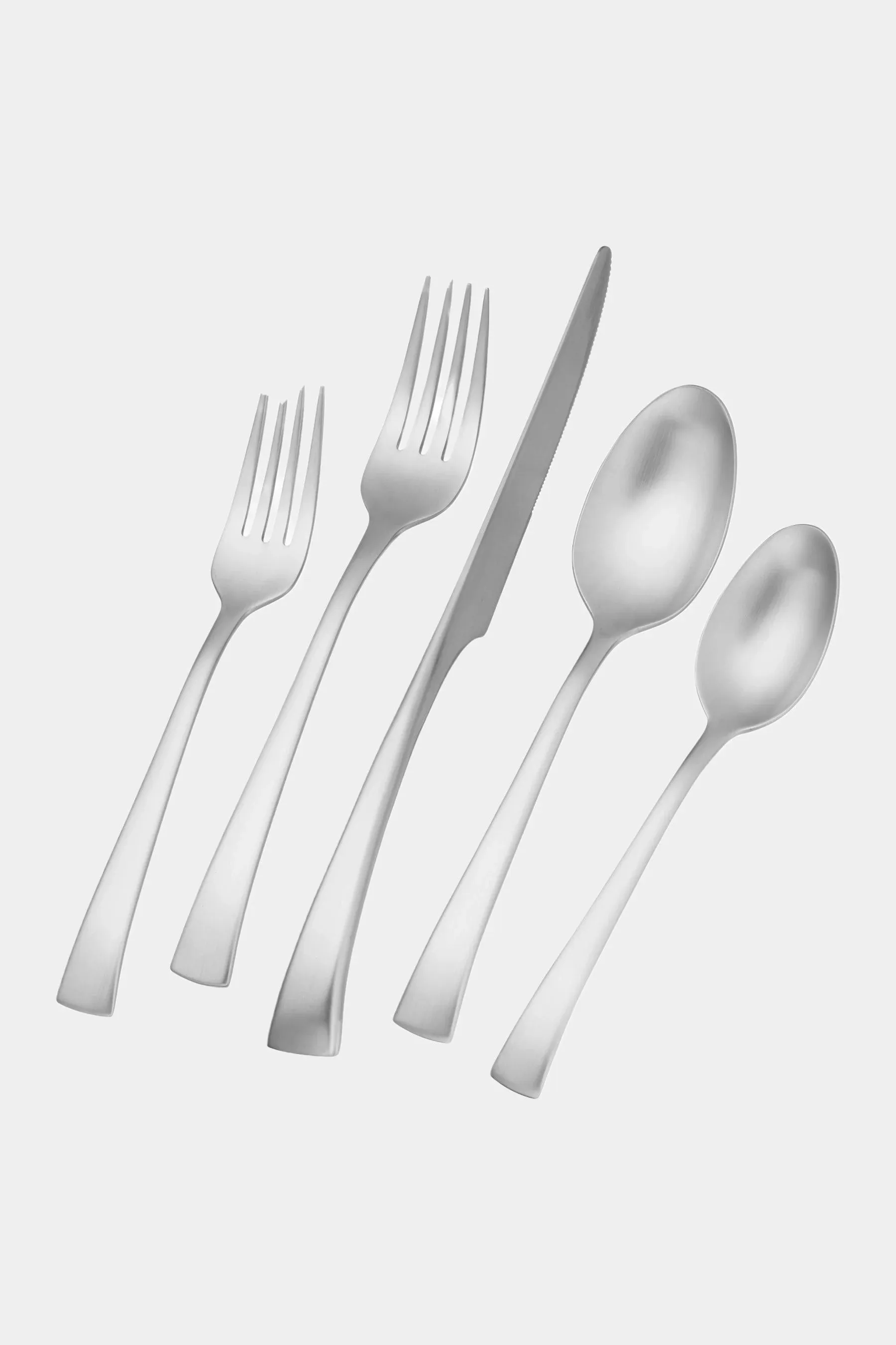 Zwilling JA Henckels 22769-345 Bellasera Satin 45-Piece Stainless Steel Flatware Set, Silver