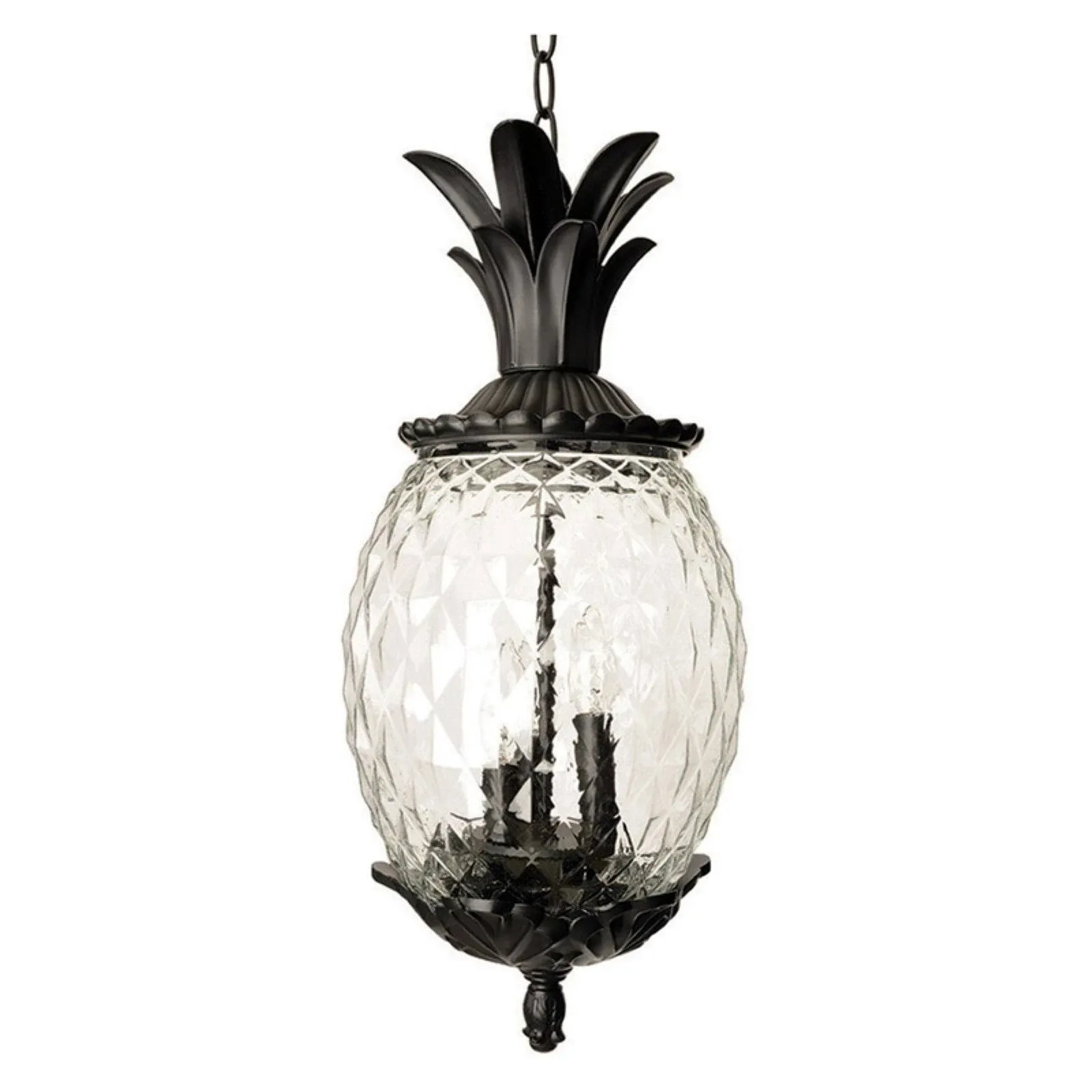 Acclaim Lanai 3-Light Outdoor Hanging Lantern - Matte Black - 7516BK